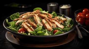 Caesar Pasta Salad with Grilled Chicken