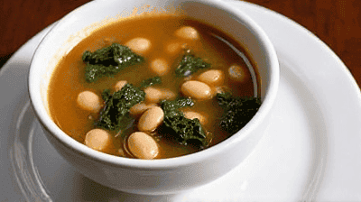 Hearty Tuscan White Bean Kale Soup with Crispy Pancetta A Rustic Italian Delight